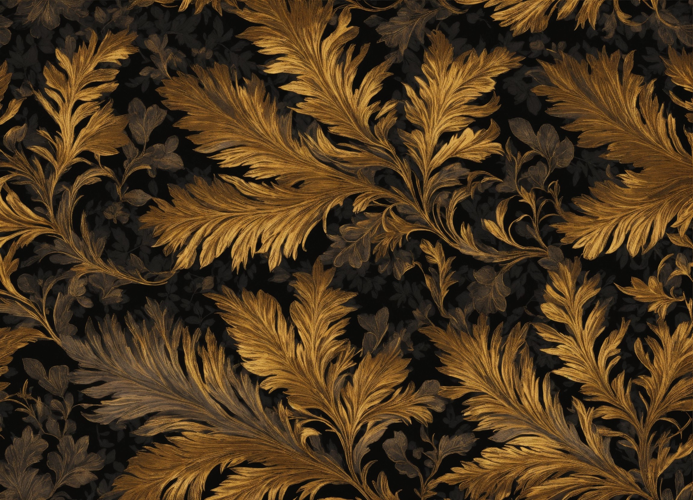 Motif baroque élégant en fond